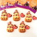 ハロウィン　くまかぼちゃクッキー　5袋セット