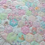 hana*ハンドメイド☆パッチワークレトロアニマルラウンドマット