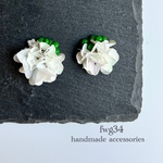 【bouquet】white    イヤリング/ピアス