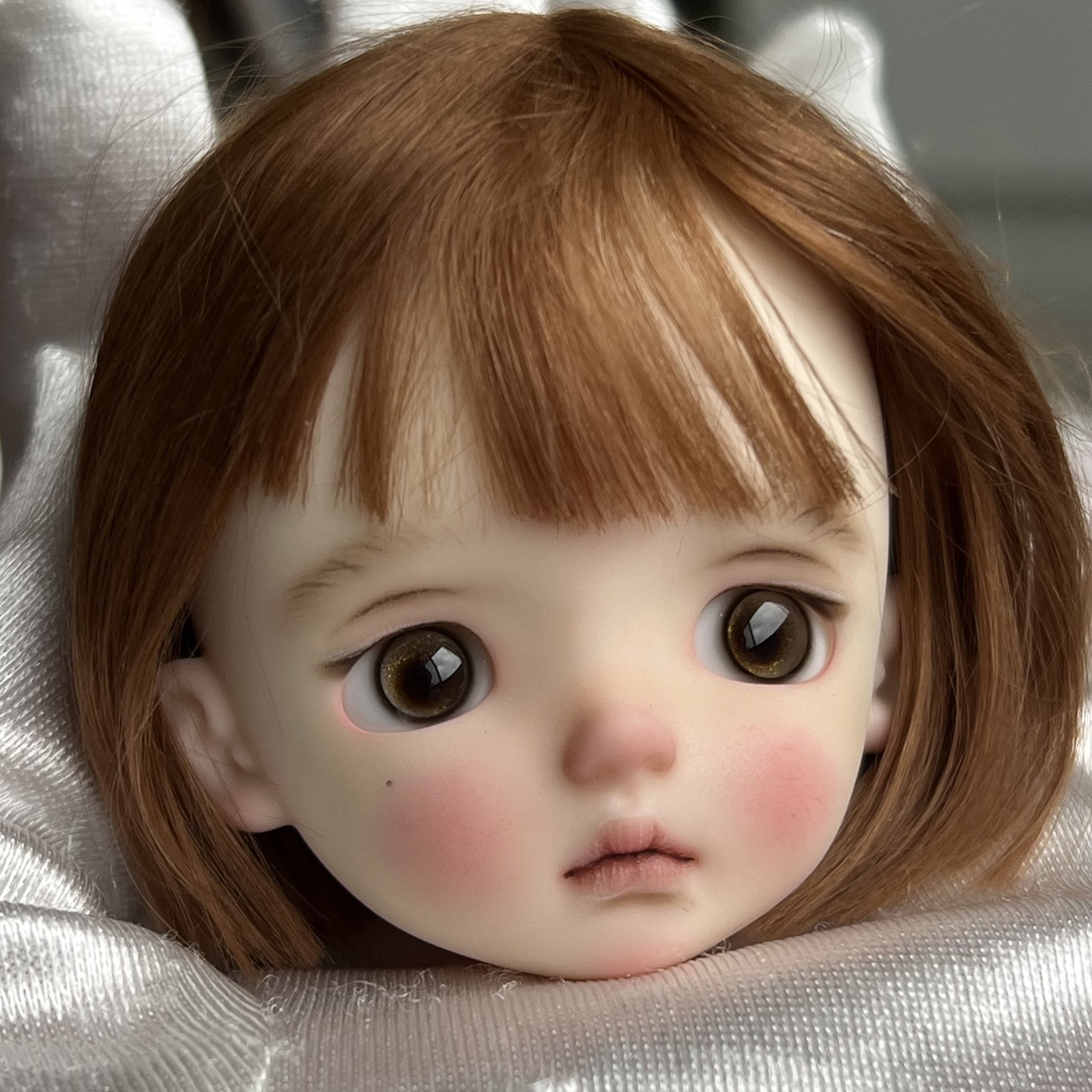 カスタムドールウィッグ landoudou ドール ウィッグ モヘアウィッグ