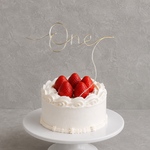 【ケーキトッパーone】  ケーキトッパー　一歳誕生日　バースデーフォト　ワイヤーアート　ワイヤークラフト　スマッシュケーキ　2歳誕生日
