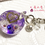 泡玉のティーカップ（紫色） キーホルダー*
