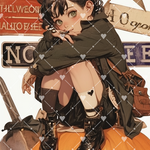 5264ハロウィンポリスステッカー