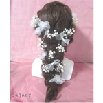 wedding white tulleリボン♡