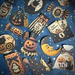 送料無料【A247コラージュ素材】Glee紙モノ/シール ジャンクジャーナル　ハロウィン　デザインペーパー　ヴィンテージ 