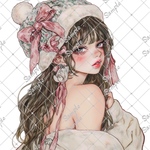 ℳ. xoxoshop オリジナル人物ステッカー2026.9月No.309