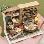 ■受注制作■   ミニチュア　森の小さな本屋さん