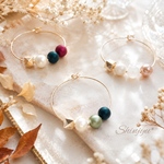 Autumn and winter    フープピアス