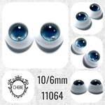 11064 ✤ 10/6mm ドール用アイチップ 3DTYPE