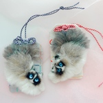 【うちの子】羊毛フェルト猫キーホルダー｜ねこさん守り｜オーダーメイド  ✴︎ うちの子　ねこ　猫　ネコ　お守り　御守り　ペット　名入れ　オリジナル　羊毛フェルト　一点物　愛猫　猫好き✴︎