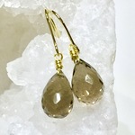 Smoky quartz.〜再販 スモーキークォーツのピアス〜