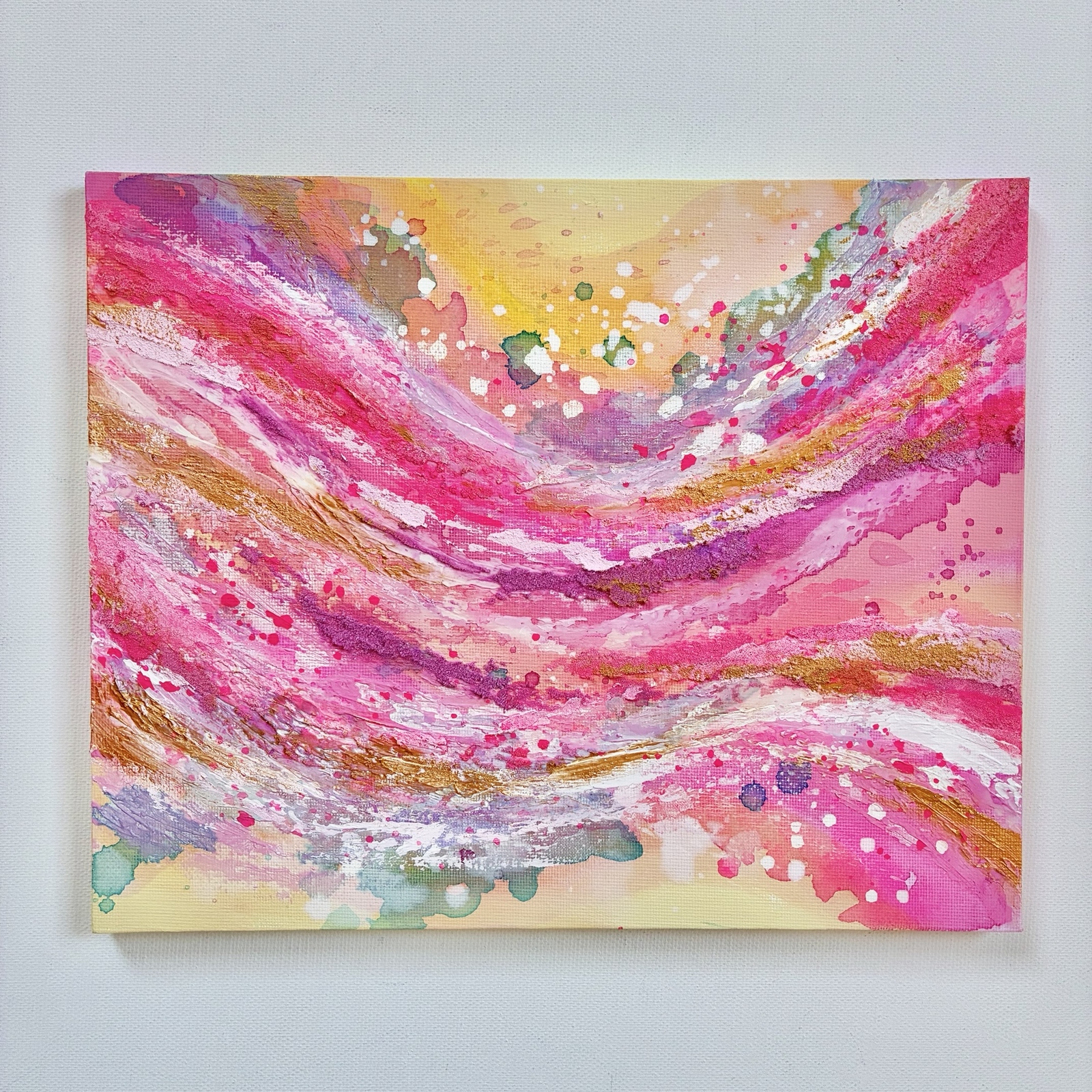 希望＊テクスチャーアート 絵画 原画 抽象画 青 - shop wishi | minne
