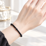 Onyx Geometry ― オニキス・ジオメトリーブレスレット/天然石アクセサリー/ブラックアクセサリー/シンプル/ギフト/フォーマル