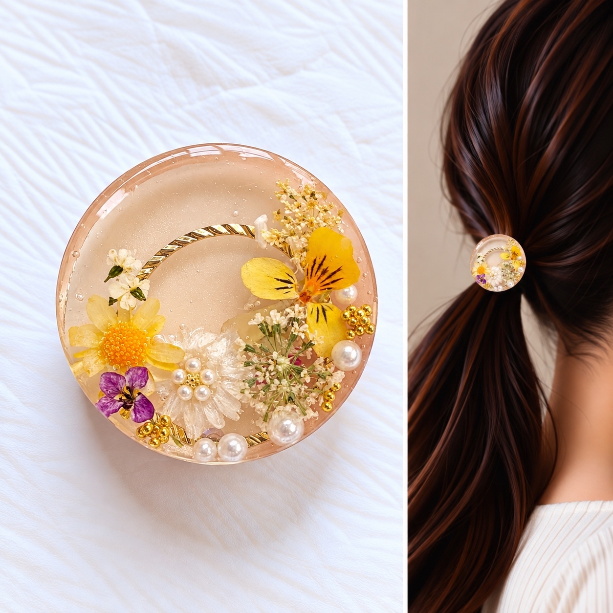 レジン・樹脂 - ヘアゴムの人気通販 | minne byGMOペパボ 国内最大級の