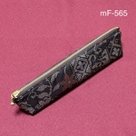 mF-565再販　正絹　大島紬　着物リメイク　和柄　ペンケース