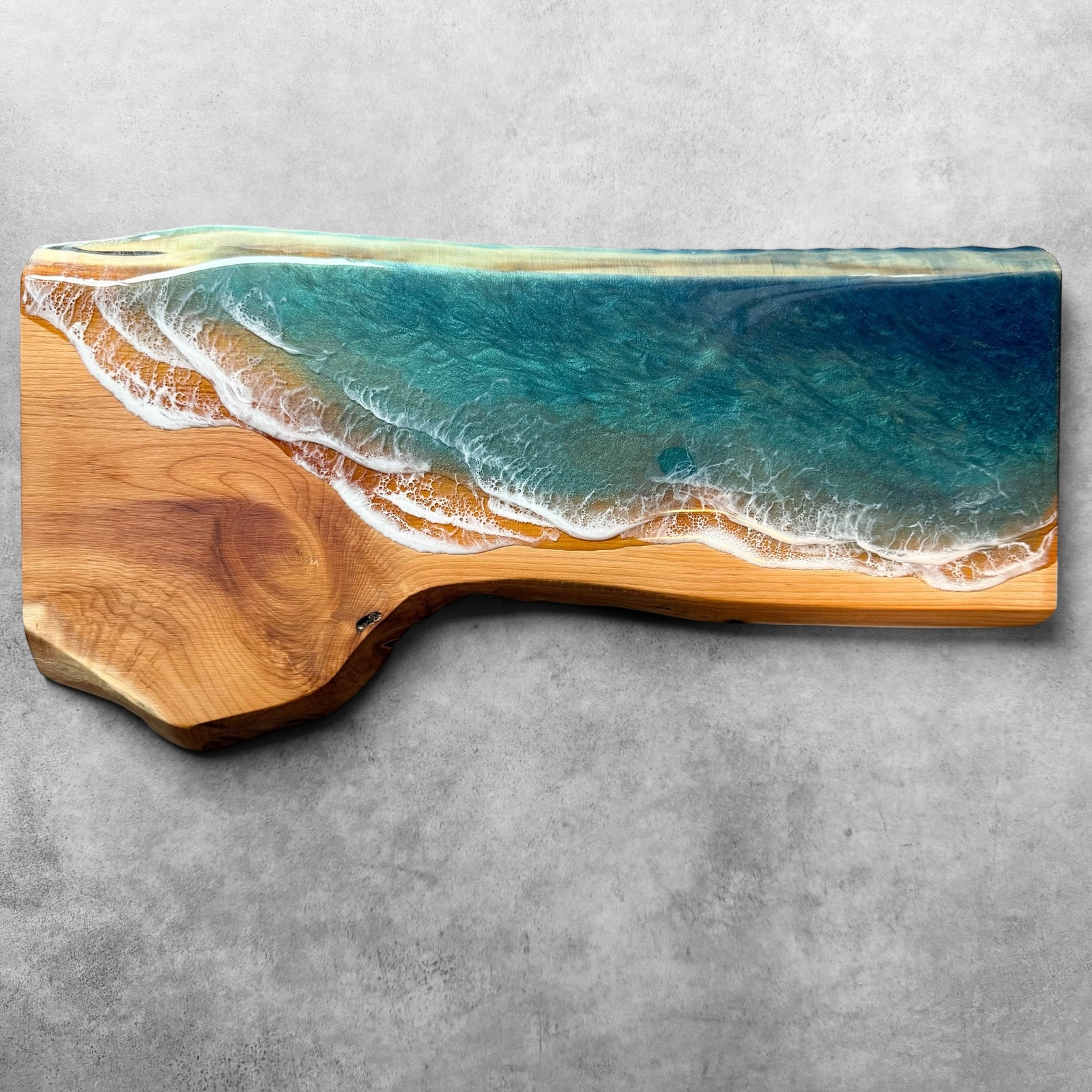 ミラー 鏡 レジンアート 海アート エポキシレジンアート インテリア