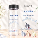 文鳥天然水のクリアボトル