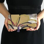 桜ライン　袱紗　ふくさ　慶弔両用　男女兼用　祝儀袋ケース　帯リメイク　チケットホルダー　金封入れ　和装バッグ