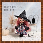 プチブライスアウトフィット　ハロウィン4点セット　ハンドメイド