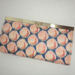 受注製作 ラスト　素敵なくじゃく柄★口金　長財布♪リバティ　ビニコ