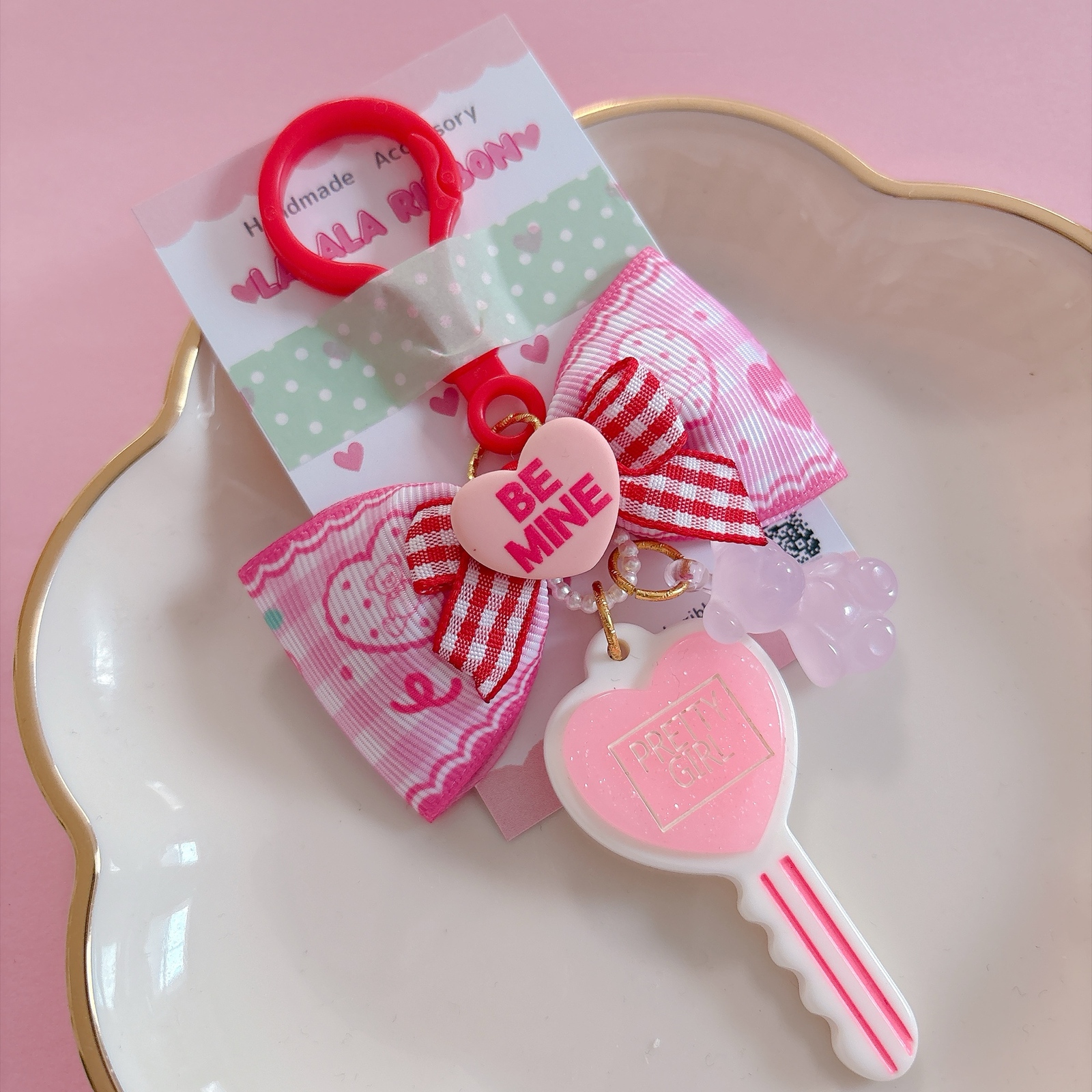 キャンディ♡ チュールリボン ツイン♡ ハンドメイド リボン ヘアゴム