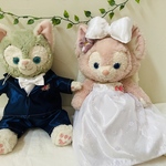 【送料無料】　ジェラトーニ＆リーナベル　🤵👰コスチューム　ウェディングドレス　結婚式　ウェディング　ハンドメイドコスチューム　ウェルカムドール　クッキーアン　ステラルー