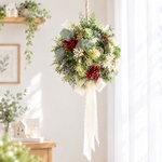 【再販×2】クリスマスハンギングボール 直径15cm無料ラッピングボール型アレンジ ボールオーナメント フラワーボール クリスマスアイテム クリスマスオーナメント フライングボール ご褒美 ギフト