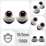11069 ✤ 10/5mm ドール用アイチップ 彫刻TYPE