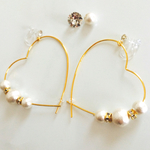 winter pearl♡ノンホールピアス