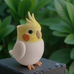 オカメインコのペンスタンド