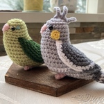 《さな様オーダー品》すらっとオカメインコ＆すらっとマメルリハ