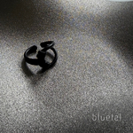 【new】black design ring［ステンレス］