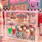 アメリカンダイナー★全10種コレクションケース入り 1/6sizeミニチュアスイーツ コレクション