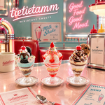 ダイナー風パフェ★単品販売★ココアミント ストロベリー チョコチャンククッキー お1つ ミニチュアパフェ