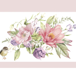 🌸心に寄り添う『花と小鳥のメッセージカードセット』3種１セット　あなたの心を温かく伝える　ミニ二つ折り３種２１枚１セット（７枚づつ３種類）