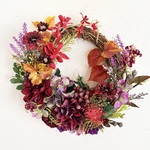 Autumn Cosmos wreath「受注制作」