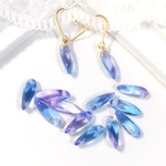 冬の妖精の羽ピアス