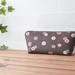 メガネケース（ペンケース・コスメポーチにも）　丸い小さな花