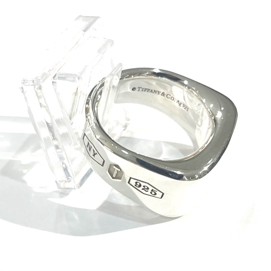 tiffany メイカーズ　シルバーリング　Ag925 希少【TIFFANY&CO】【17号】2949 T & CO MAKERS メイカーズ シグネット