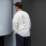 【OUTLET】 エクリュ　Lサイズ / ヴィンテージライク・長袖Tシャツ / sheep dog