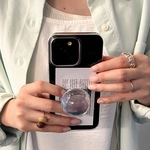 clear half ball｜透明感 レジン　スマホグリップ｜MagSafe対応