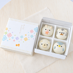 【選べる】まんまる動物まんじゅう４個入