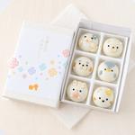 お菓子どうぶつ園まんじゅう選べる箱詰め６個入