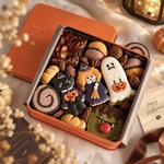 【ハロウィン限定】     おばけたちのハロウィンクッキー缶 