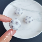 【受注生産】豆大福 🍵🍡ヘアゴムorブローチ