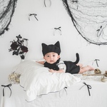 黒猫しっぽ付き かぼちゃパンツ｜70〜120cm｜ハロウィン ベビー・キッズ