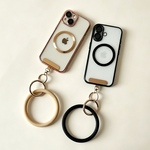 MagSafe対応 iPhone17 /17air/17pro/ 16 / 15 / 14 / 13 / 12  透明　クリア　  レンズ保護  iPhoneケース スマホカバー　リングストラップ付き