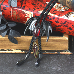 Devi Devi｜悪魔召喚や吸血鬼を思わせる黒×赤の魅力とデビルウィングのループタイ／ゴシック 羽根 翼 ハロウィン メンズ デビル