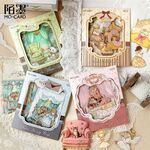シール　夢のような時系列　４種類１２０枚入り　コラージュ　素材