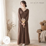 ☆受注制作☆スラブダブルガーゼ使用☆着丈100cm〜140cmまで☆S～LL☆くしゅくしゅレースのワンピース☆オーダーメイド☆オーダー制作☆選べる着丈☆選べるカラー☆選べるサイズ☆